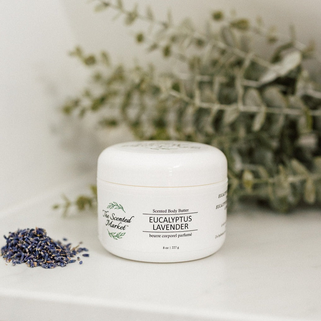 EUCALYPTUS LAVENDER Scented Body Butter - The Scented Market  Lotion & Moisturizer   
