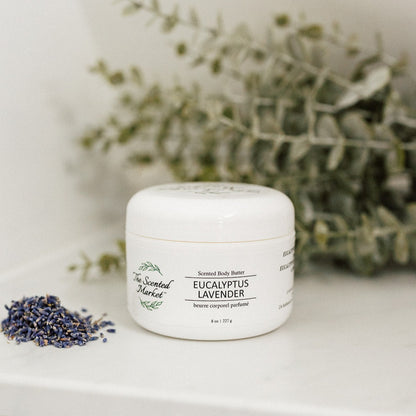 EUCALYPTUS LAVENDER Scented Body Butter - The Scented Market  Lotion & Moisturizer   