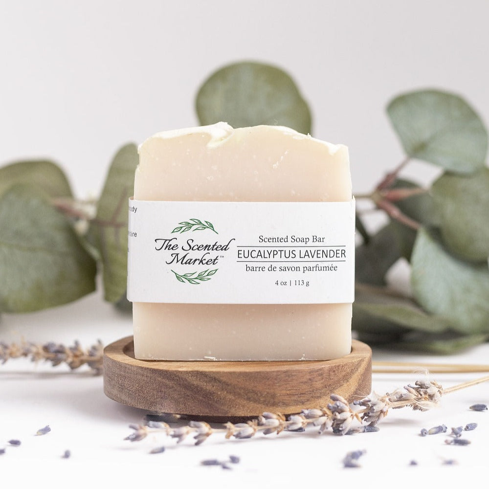EUCALYPTUS LAVENDER - Scented Soap Bar - The Scented Market  Bar Soap   