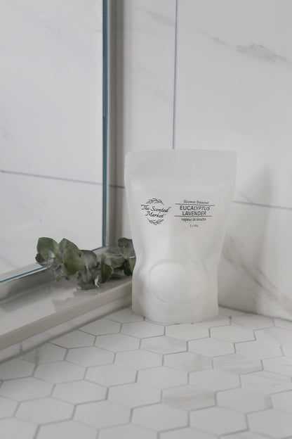 EUCALYPTUS LAVENDER Shower Steamer - The Scented Market  Bath Additives   