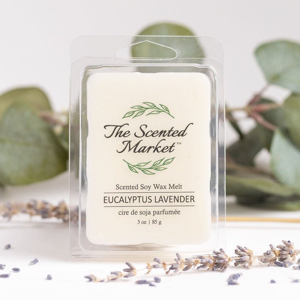 EUCALYPTUS LAVENDER Soy Wax Melt - The Scented Market  Wax Tarts   