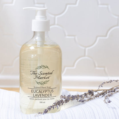 Eucalyptus Lavender Scented Hand Soap – Refreshing, Moisturizing and Relaxing - The Scented Market  Liquid Hand Soap   