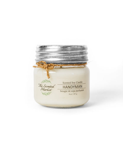 HANDYMAN Soy Wax Candle 8 oz - The Scented Market  Candles   