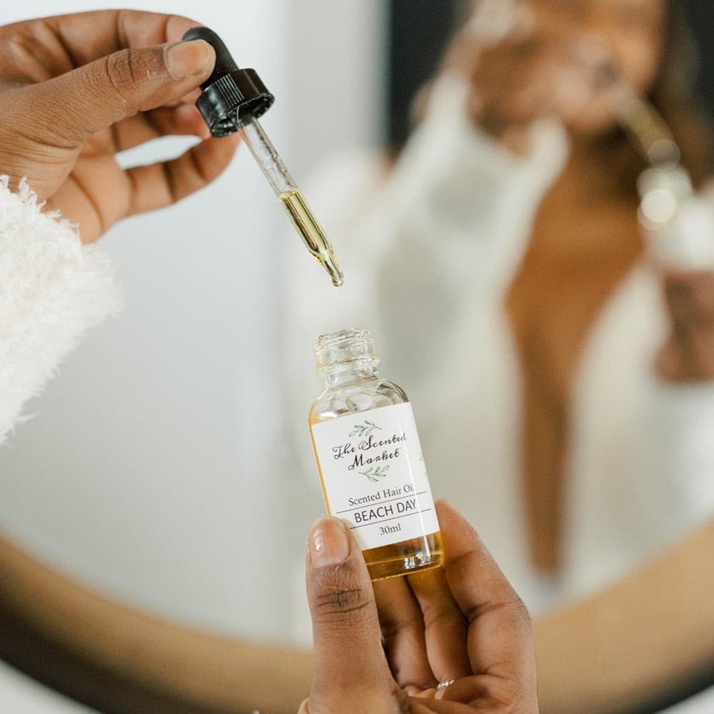 Hair Oil - BEACH DAY - The Scented Market  Hair Care   