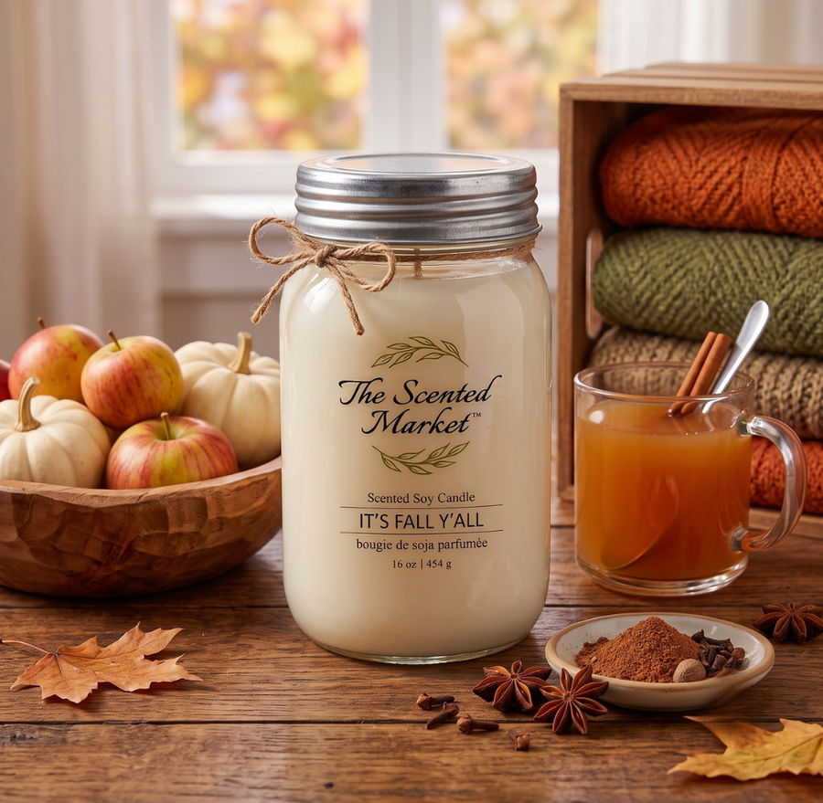 IT'S FALL Y'ALL  Soy Wax Candle 16 oz