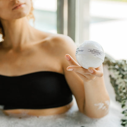 JUST BREATHE Bath Bomb - The Scented Market  Bath Additives   
