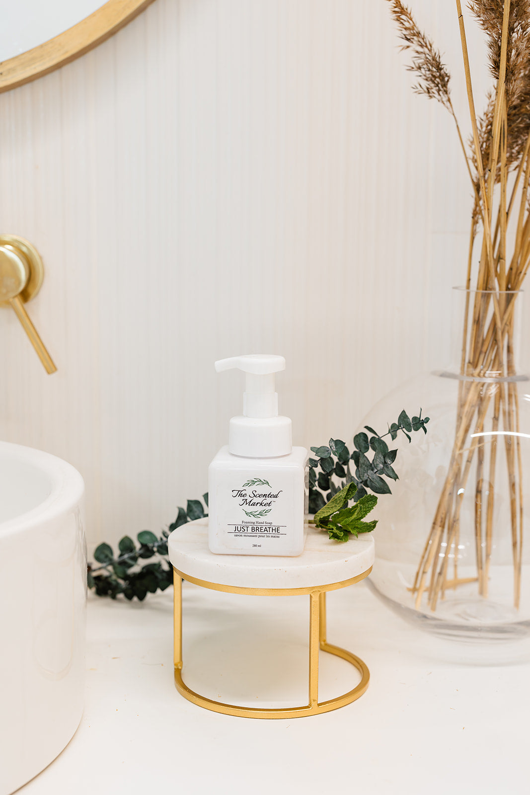 JUST BREATHE Foaming Hand Soap – Refreshing & Uplifting Cleanser - The Scented Market  Liquid Hand Soap   