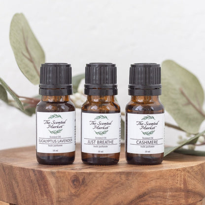 JUST BREATHE Oil Fragrance – Long-Lasting, Scented Oils for Home and Personal Use - The Scented Market  Fragrance Oil   