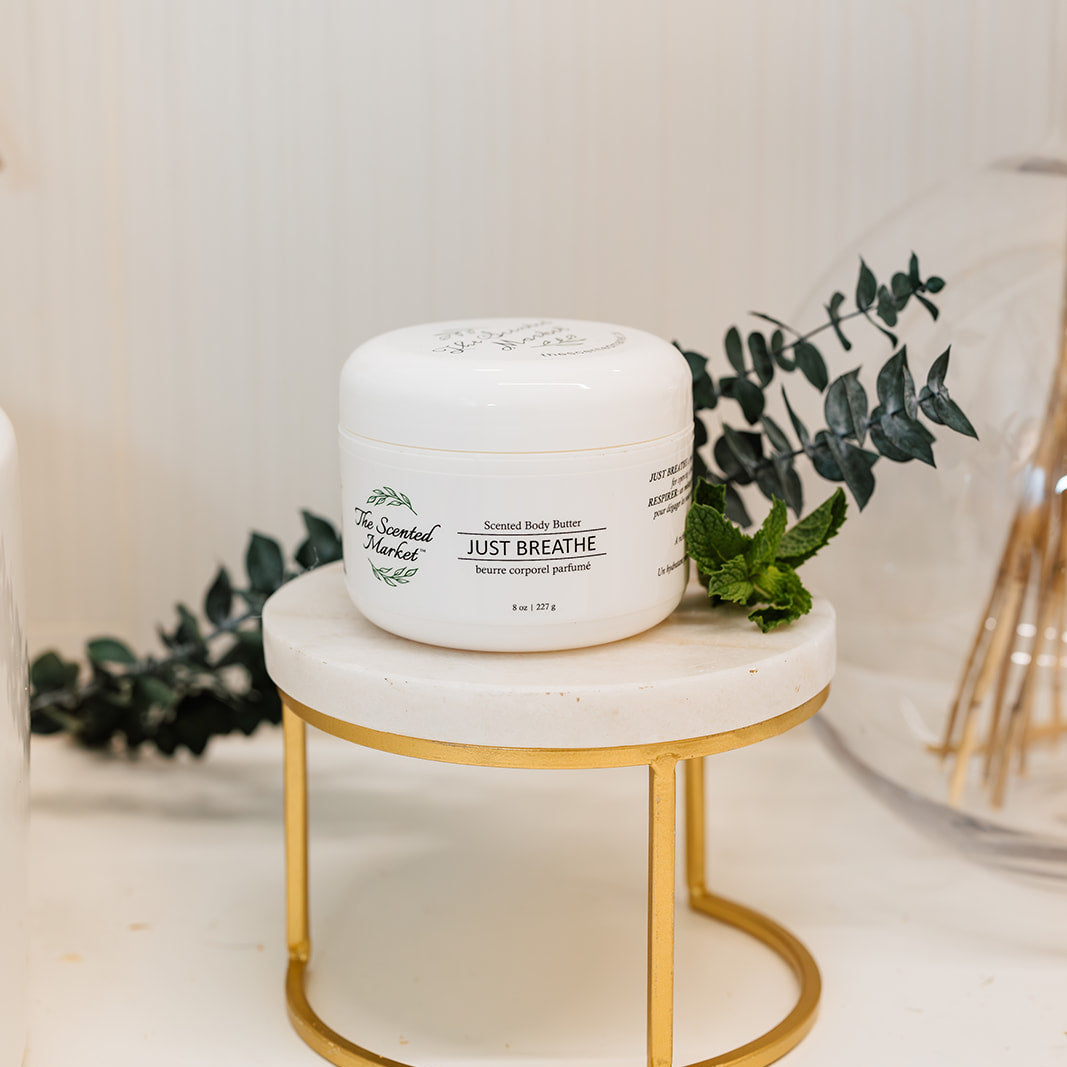 JUST BREATHE Scented Body Butter - The Scented Market  Lotion & Moisturizer   