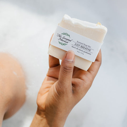 JUST BREATHE - Scented Soap Bar - The Scented Market  Bar Soap   