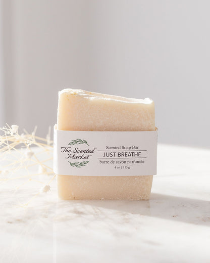 JUST BREATHE - Scented Soap Bar - The Scented Market  Bar Soap   
