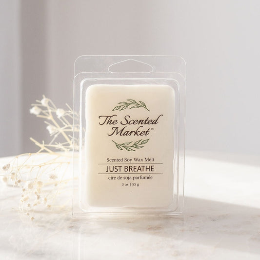 JUST BREATHE Soy Wax Melt - The Scented Market  Wax Tarts   