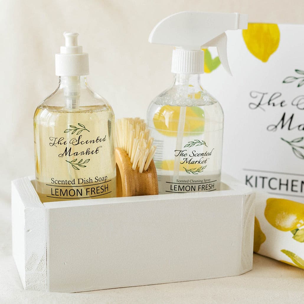 Kitchen Clean Box – Lemon Fresh Scent for a Sparkling, Fresh-Smelling Kitchen - The Scented Market  Gift Giving   