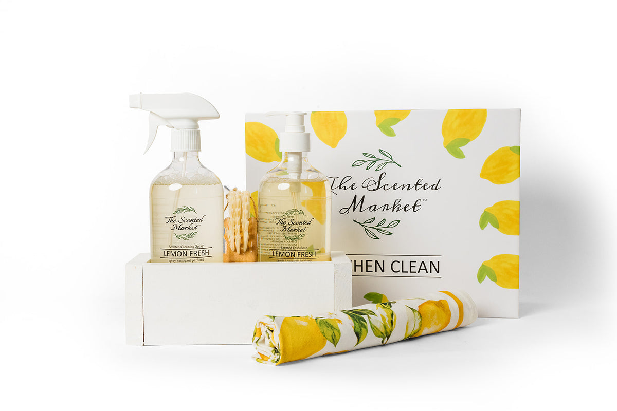 Kitchen Clean Box – Lemon Fresh Scent for a Sparkling, Fresh-Smelling Kitchen - The Scented Market  Gift Giving   