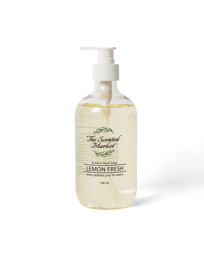 Lemon Fresh Scented Hand Soap – Gentle, Moisturizing, and Refreshing - The Scented Market  Liquid Hand Soap   