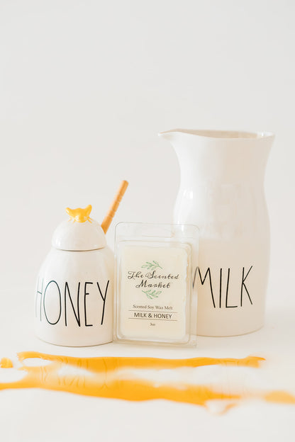 MILK & HONEY Soy Wax Melt - The Scented Market  Wax Tarts   