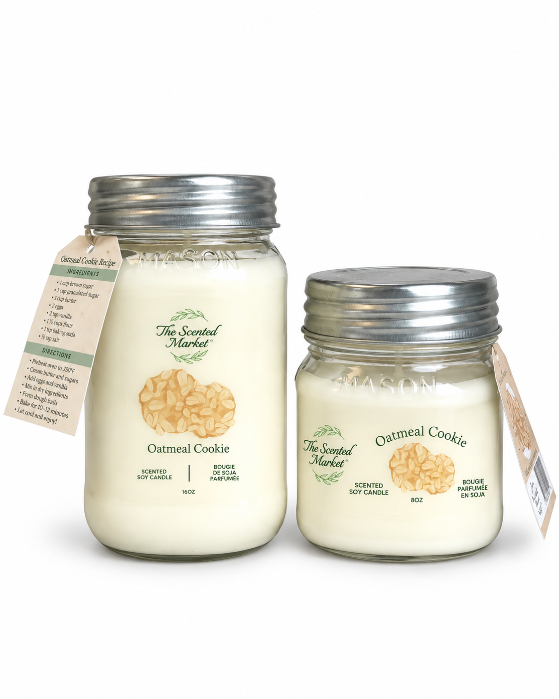 OATMEAL Cookie Scented Soy Candle 16 oz