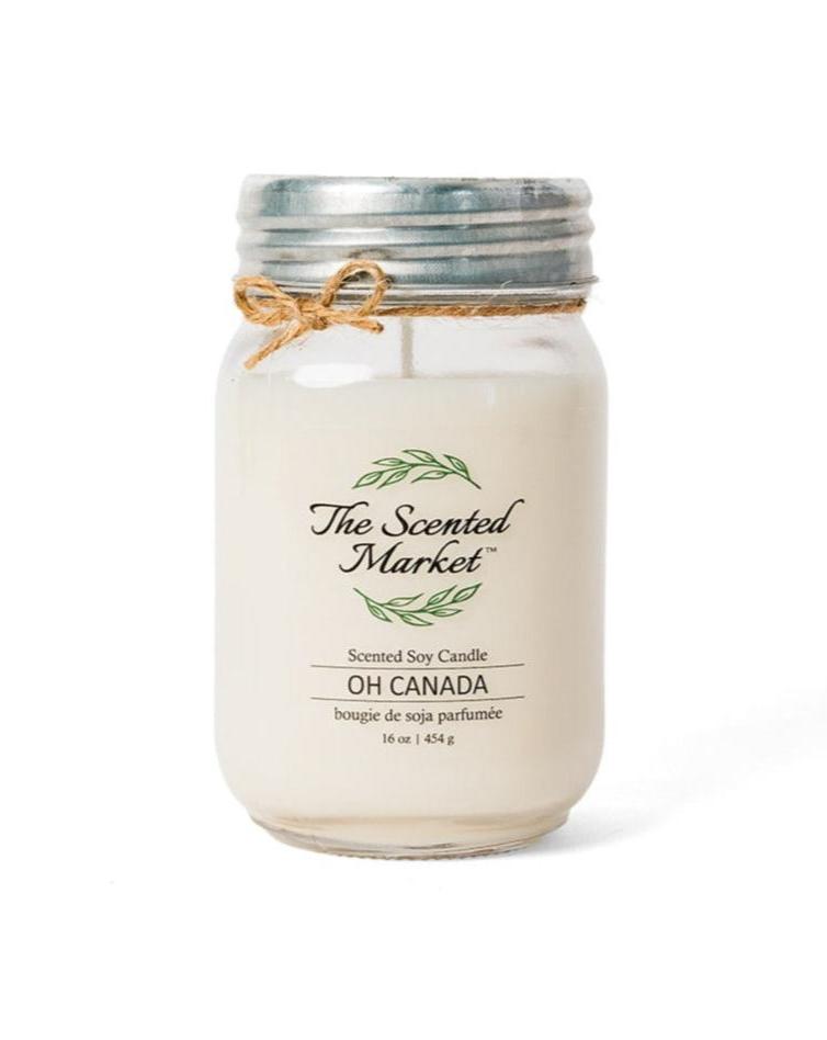 OH CANADA Soy Wax Candle 16 oz - The Scented Market  Candles   