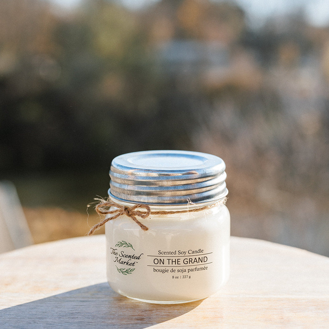 ON THE GRAND Soy Wax Candle 8 oz - The Scented Market  Candles   