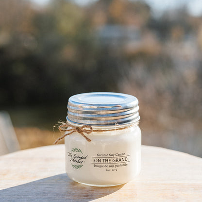 ON THE GRAND Soy Wax Candle 8 oz - The Scented Market  Candles   