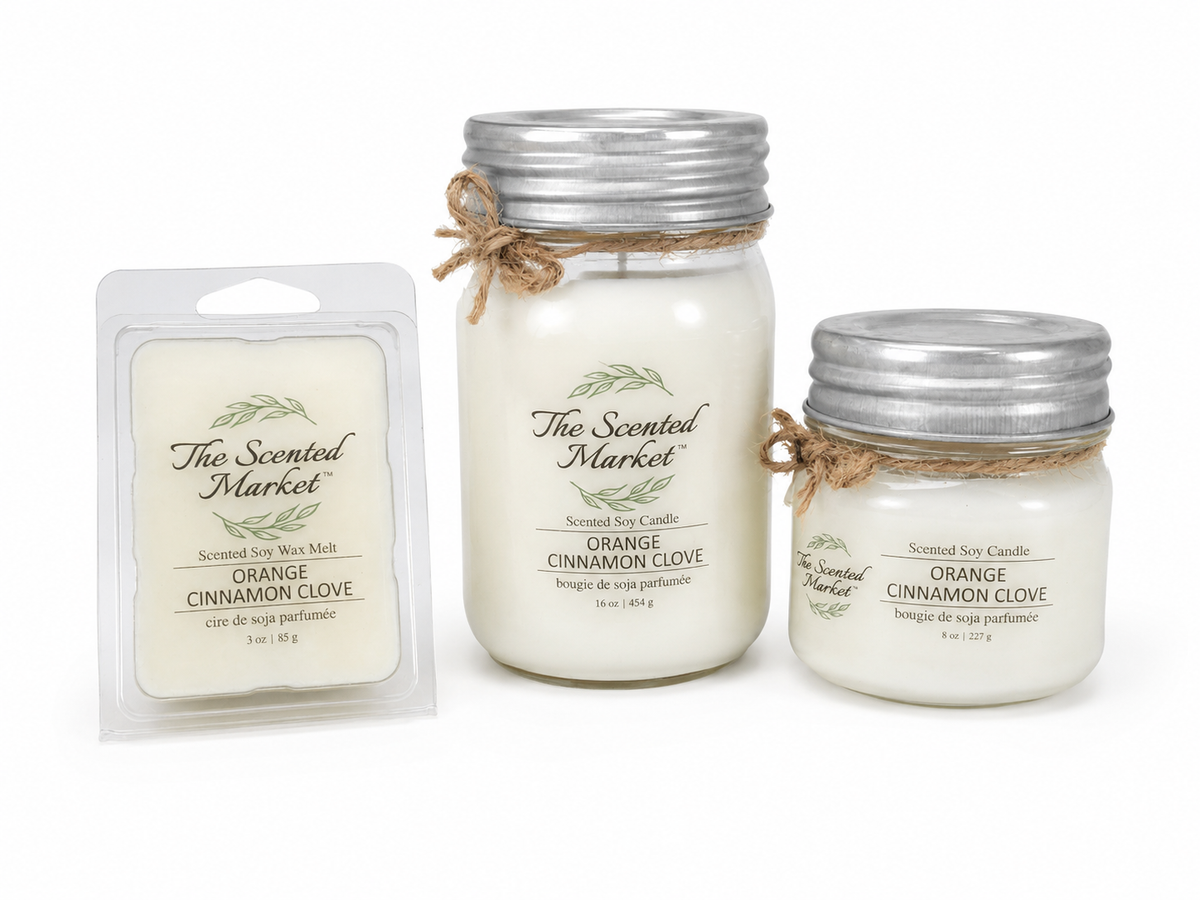 ORANGE CINNAMON CLOVE Soy Wax Melt