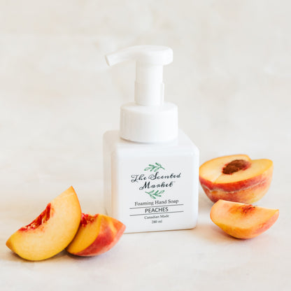 PEACHES Foaming Hand Soap - The Scented Market  Liquid Hand Soap   