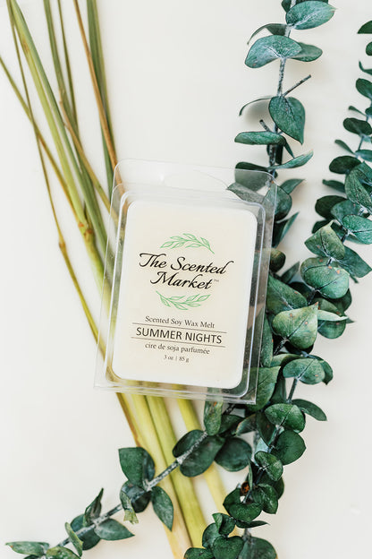 SUMMER NIGHTS Soy Wax Melt - The Scented Market  Wax Tarts   