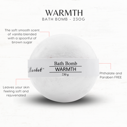 WARMTH Luxurious Bath Bomb - The Scented Market  Bath Additives   