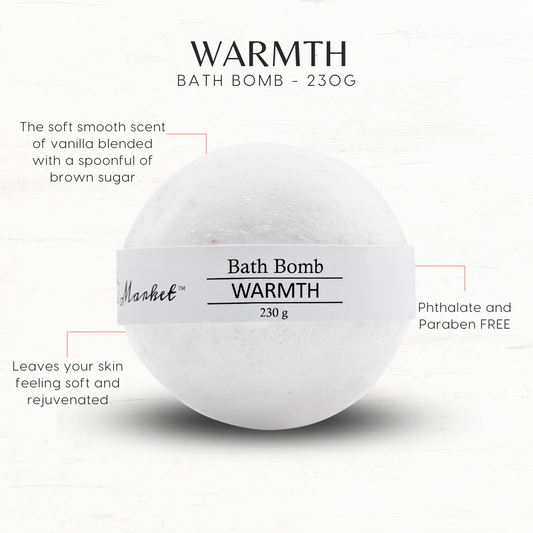 WARMTH Luxurious Bath Bomb - The Scented Market  Bath Additives   