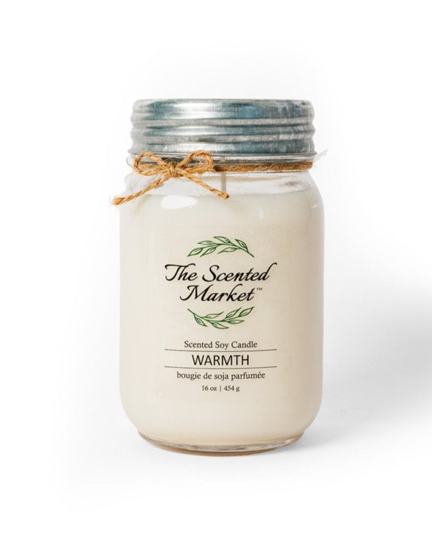 WARMTH Soy Wax Candle 16 oz - The Scented Market  Candles   