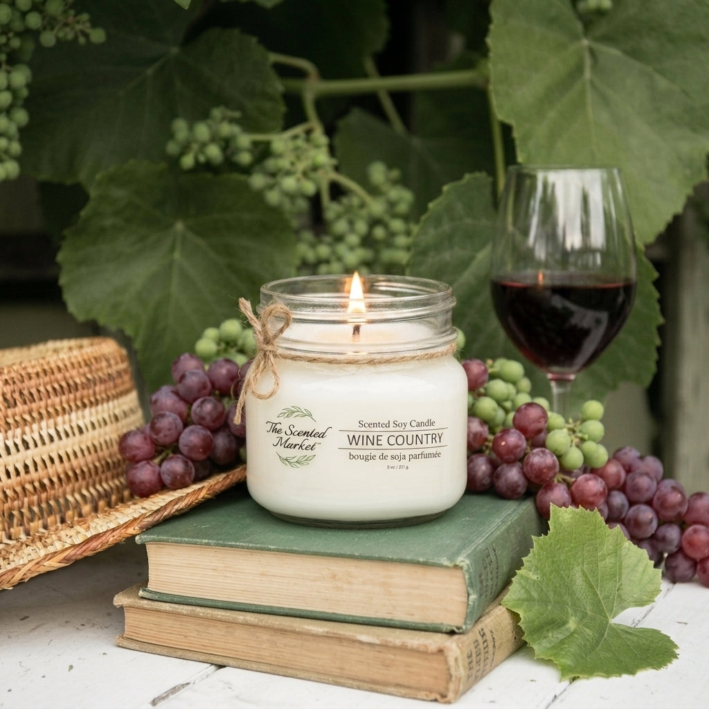 WINE COUNTRY Soy Wax Candle 8oz