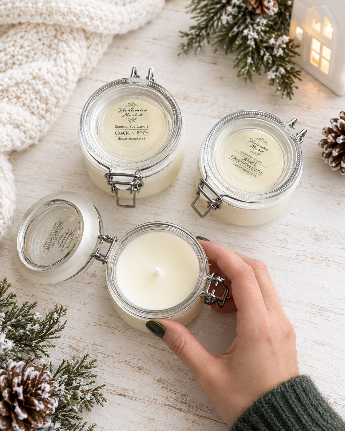 Winter Soy Candle 3 Pack