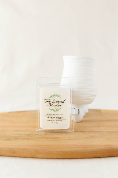 Wax Melter /  Warmer Plug IN - Matte White Swirl - The Scented Market  Home Fragrance Accessories   