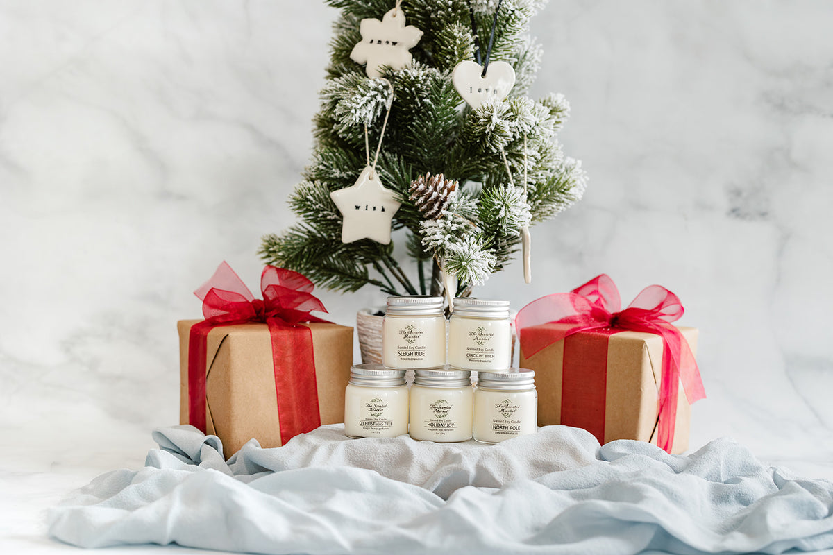 Winter Candle Collection Gift Pack - Set of 5 - The Scented Market  Candles   