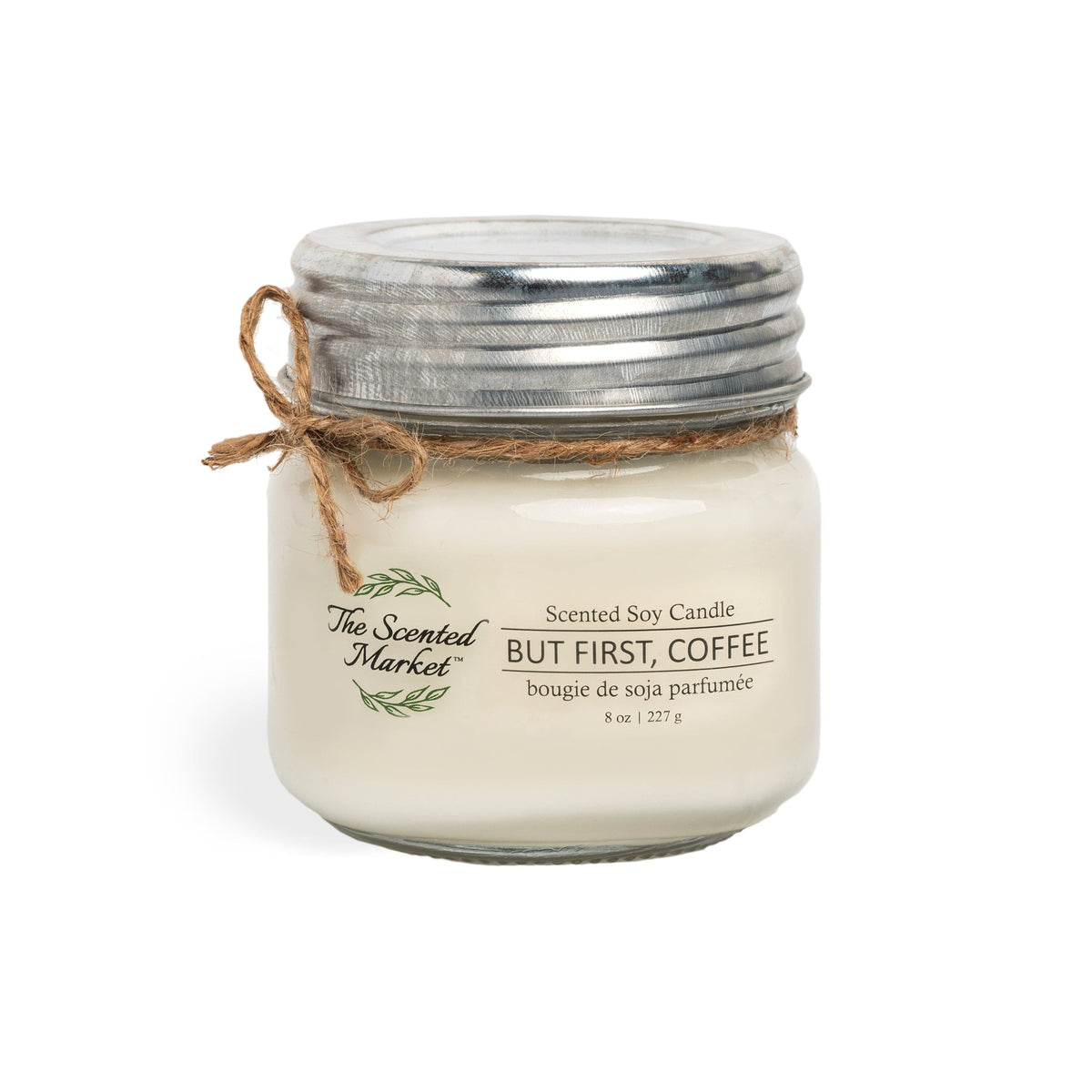 BUT FIRST, COFFEE Soy Wax Candle 8 oz - The Scented Market  Candles   