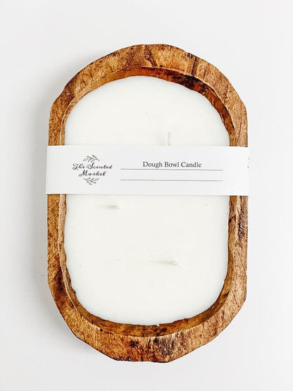 Brown Oval Dough Bowl - SUMMER NIGHTS - The Scented Market  Candles   