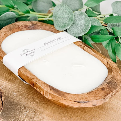 Brown Oval Dough Bowl - SUMMER NIGHTS - The Scented Market  Candles   
