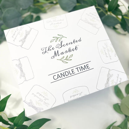 Candle Time Gift Box – 4 Scented Soy Candles - The Scented Market  Candles   