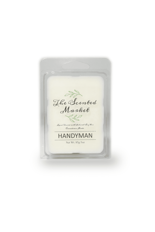 HANDYMAN Soy Wax Melt - The Scented Market  Wax Tarts   