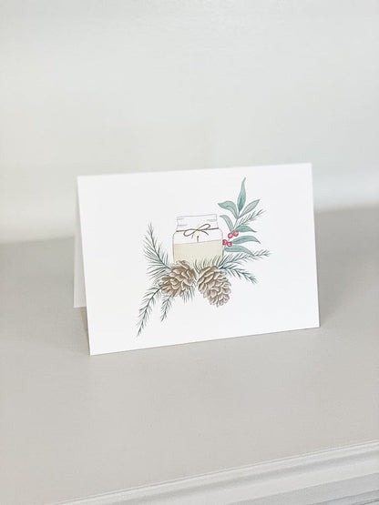 Holiday Greeting Card Set – 4 Festive Cards with Envelopes - The Scented Market  Greeting & Note Cards   