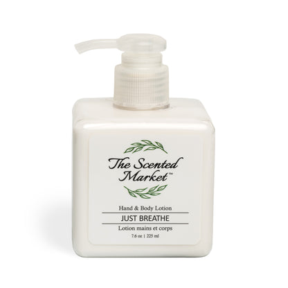 Just Breathe Hand and Body Lotion – Refreshing and Hydrating - The Scented Market  Lotion & Moisturizer   