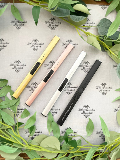 LIGHTER - USB Rechargeable Black - The Scented Market  Lighters & Matches   