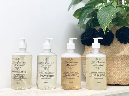 Lemon Fresh Scented Hand Soap – Gentle, Moisturizing, and Refreshing - The Scented Market  Liquid Hand Soap   