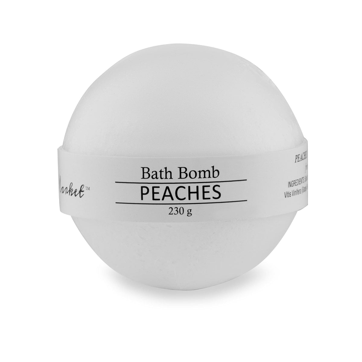 PEACHES Luxurious Bath Bomb - The Scented Market  Bath Additives   