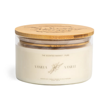 Pure VANILLA Soy Wax Candle 14 oz - The Scented Market  Candles   
