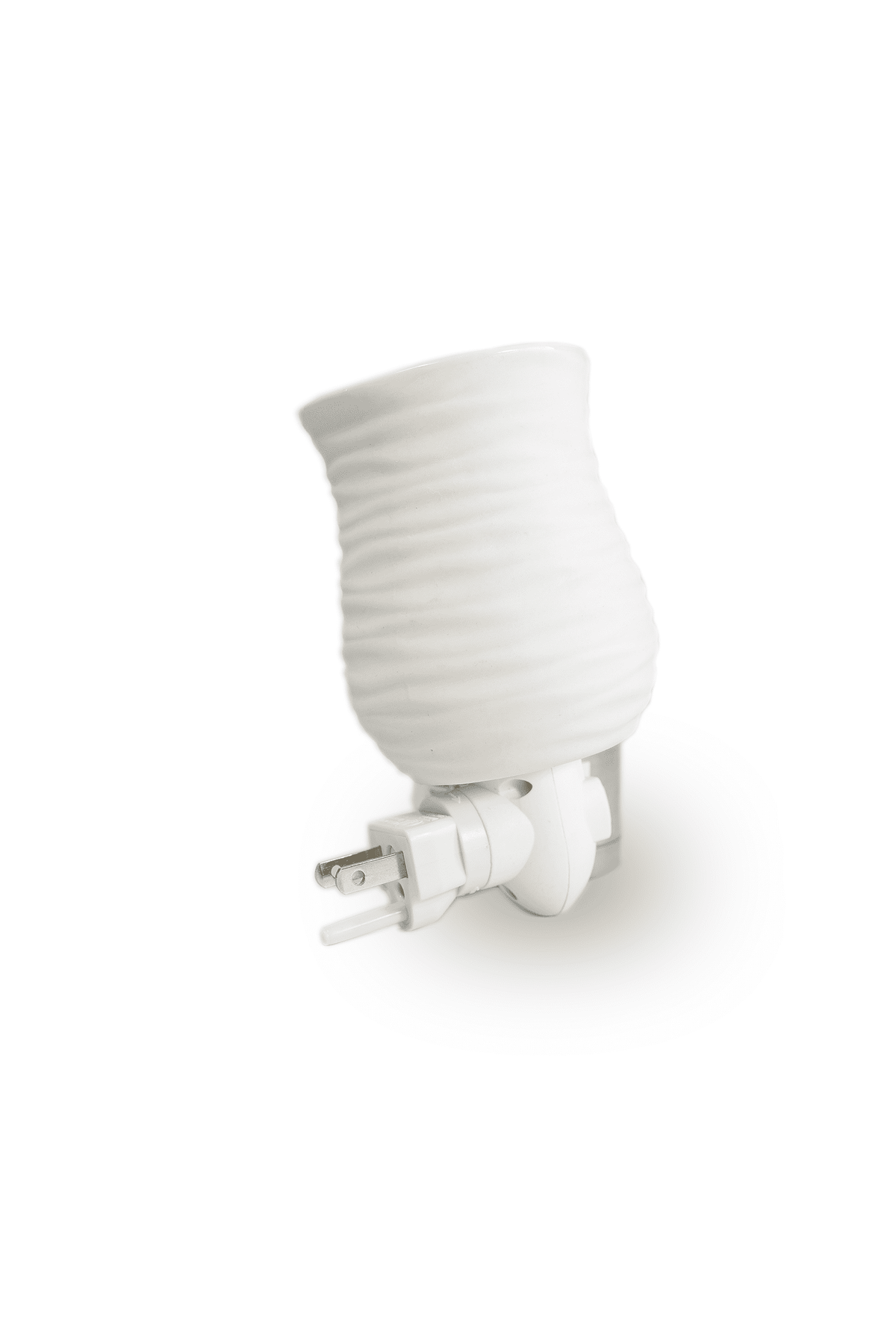 Wax Melter /  Warmer Plug IN - Matte White Swirl - The Scented Market  Home Fragrance Accessories   