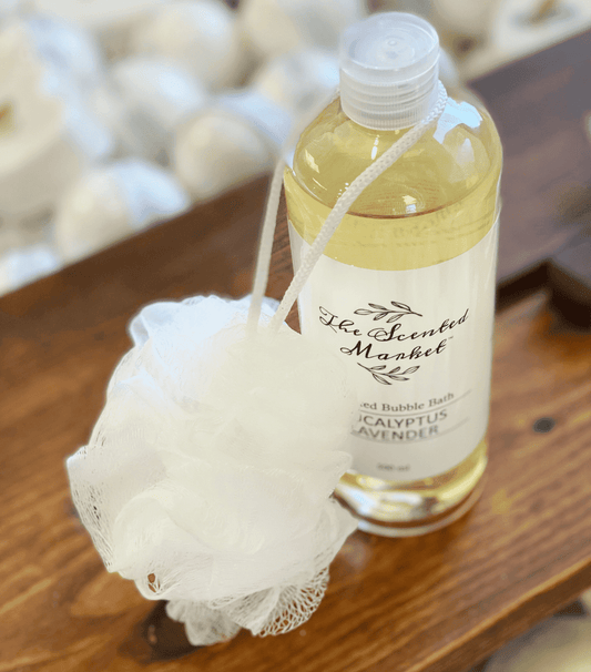 White Loofah - The Scented Market  Bath Sponges & Loofahs   